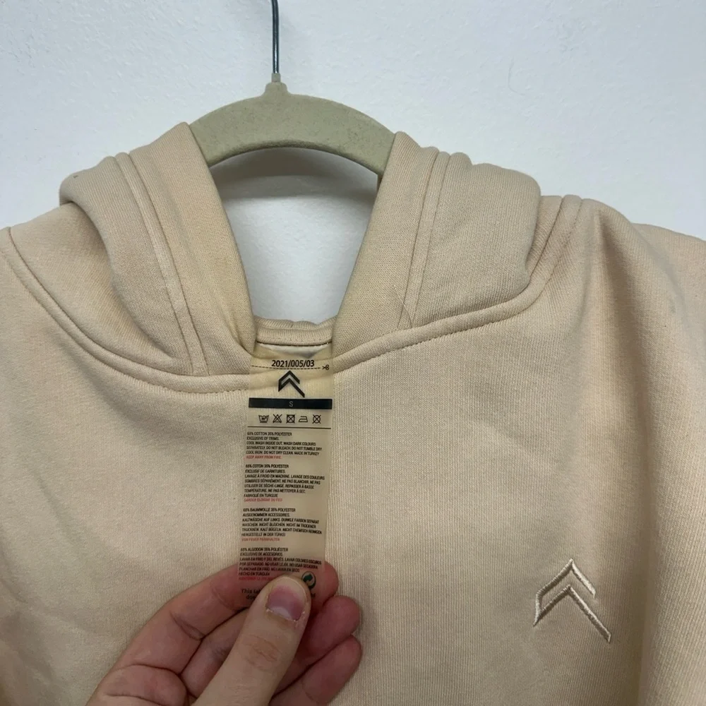 Oner Active Limited Edition Classic Lounge Hoodie Oatmeal Size S - Picture 10 of 14